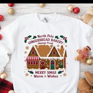North Pole Holiday Crewneck Women’s Pullover Sweatshirt
